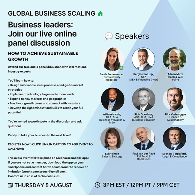 Cap Expand Partners How-to-achieve-sustainable-growth How to Achieve Sustainable Growth | Panel Discussion – August 5, 2021 News Webinars  