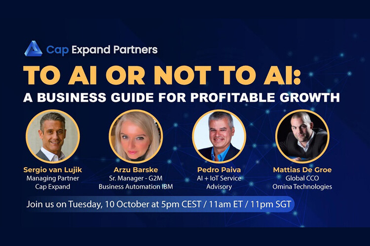 Cap Expand Partners Linkedin-event-page-image To Ai Or Not To Ai: A Business Guide For Profitable Growth AI in Business Expand Business Global Marketing Webinars  
